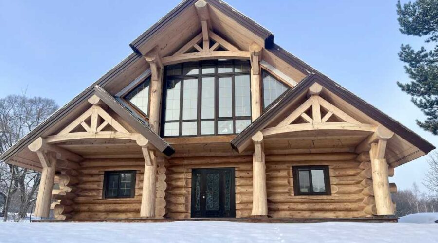 Caulking or Chinking Your Log Home