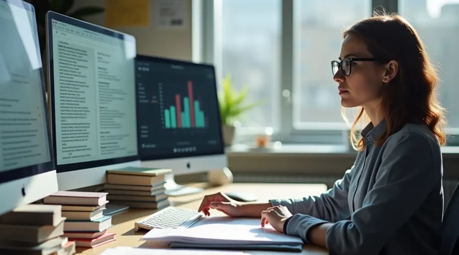 translator working on multilingual content to unlock global business markets